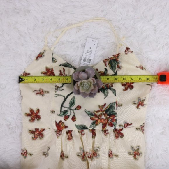 NWT BCBGeneration floral maxi open back dress c1 - Picture 9 of 9